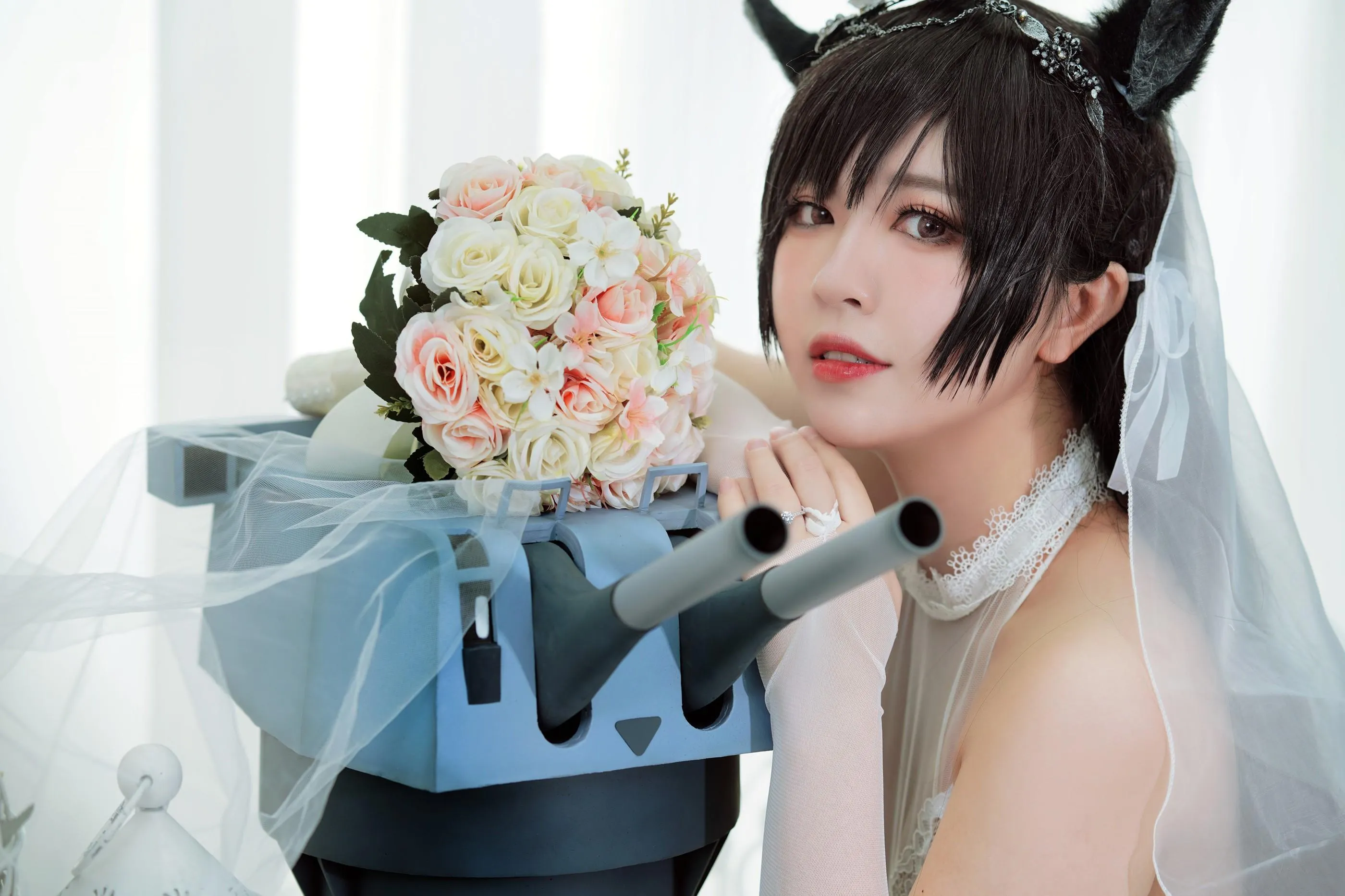 半半子 – NO.25 爱宕花嫁 [30P]插图3